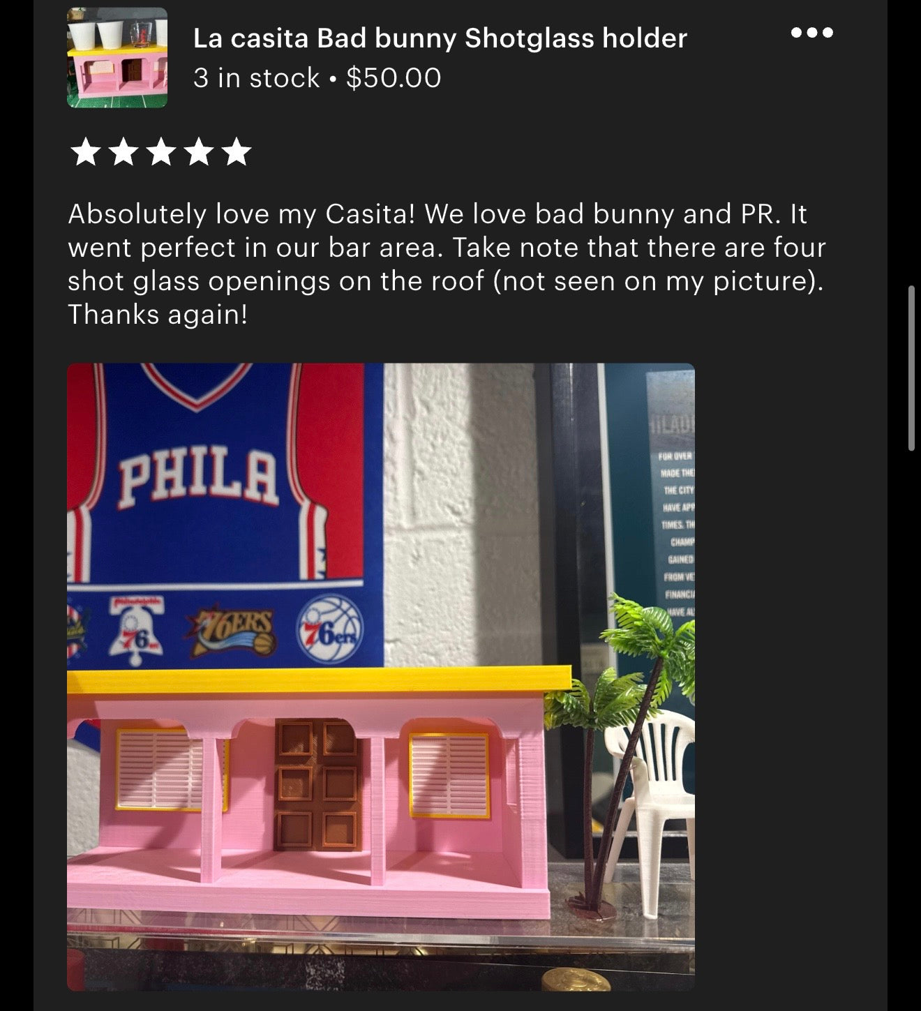 La Casita Shot Glass Holder